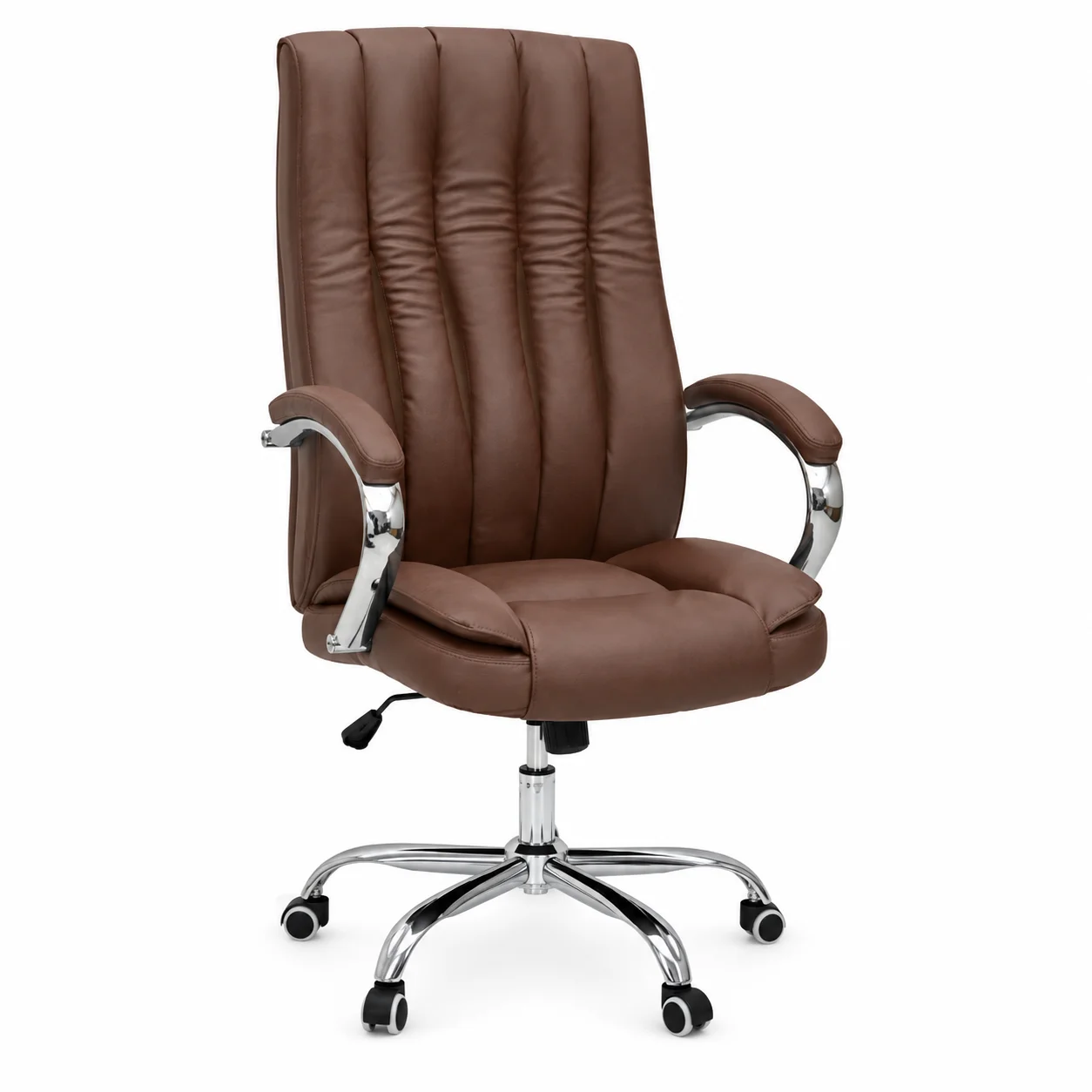 Executive Leather Office Chair - Brown