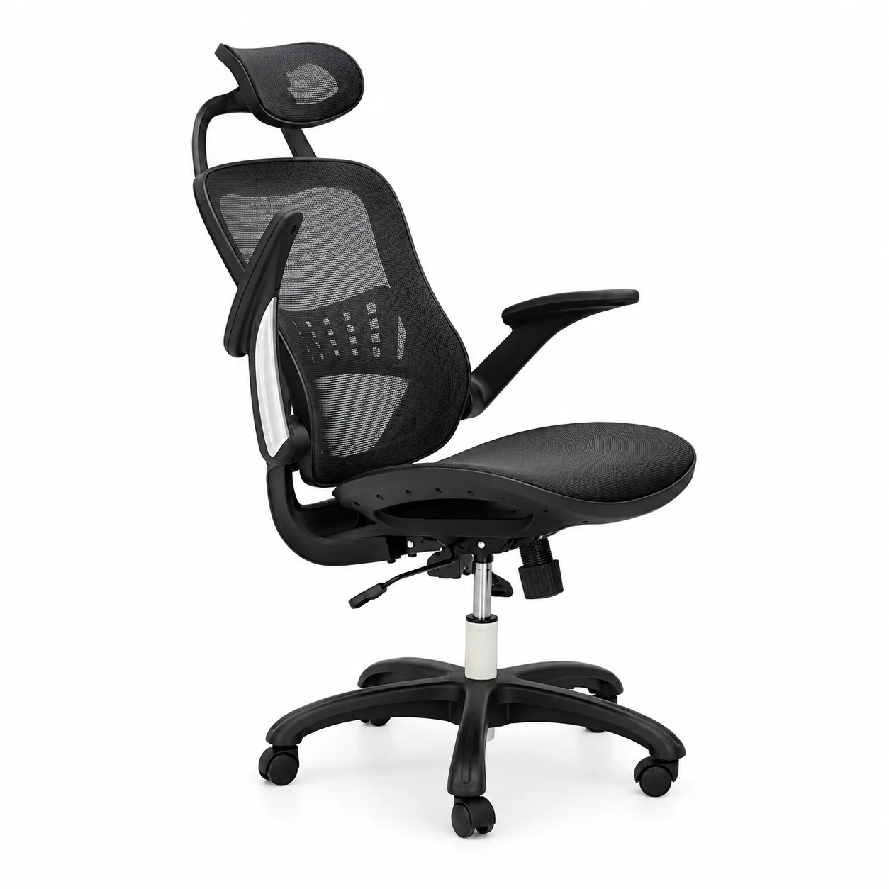 Ergonomic High-Back Mesh Chair - Black