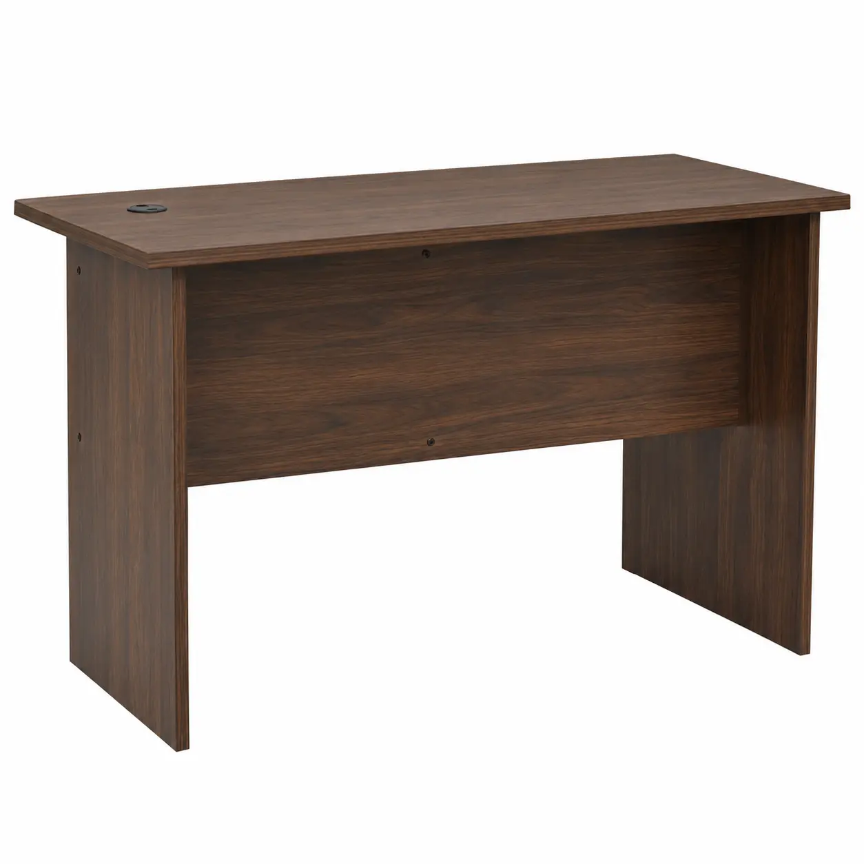 Minimalist Office Work Desk - Walnut Brown Finish