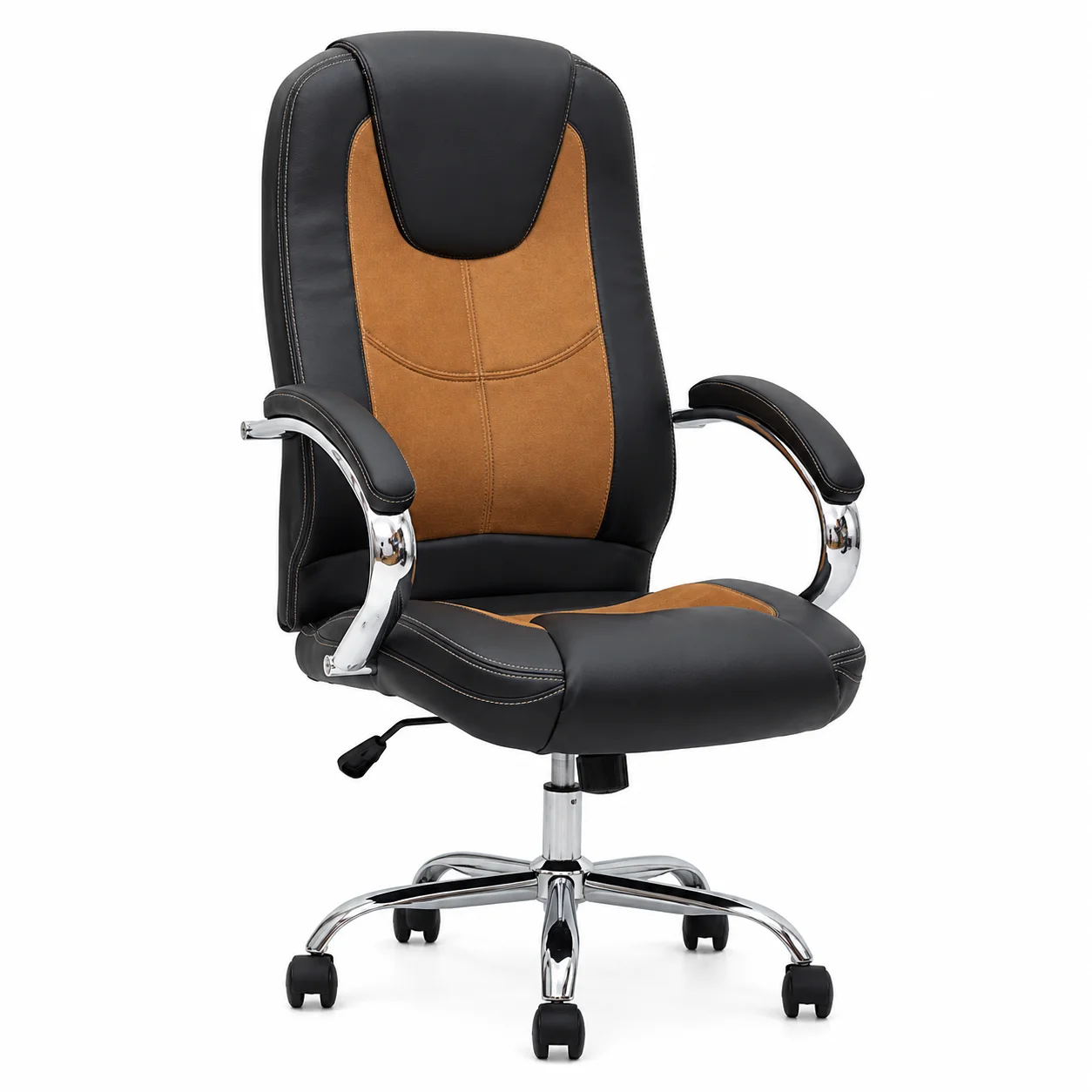 Premium Executive Office Chair - Black & Brown