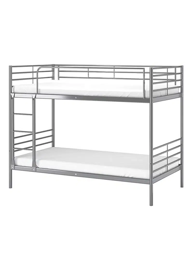 Industrial Steel Bunk Bed with Safety Rails